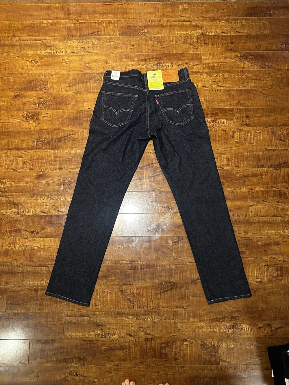 Levi's Raw Indigo Straight-Leg Jeans